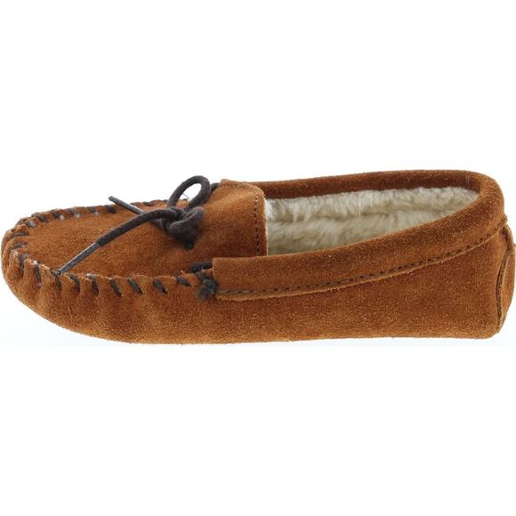 Minnetonka 2363 Brown ChildG slippers 12 NEW - Picture 2 of 8